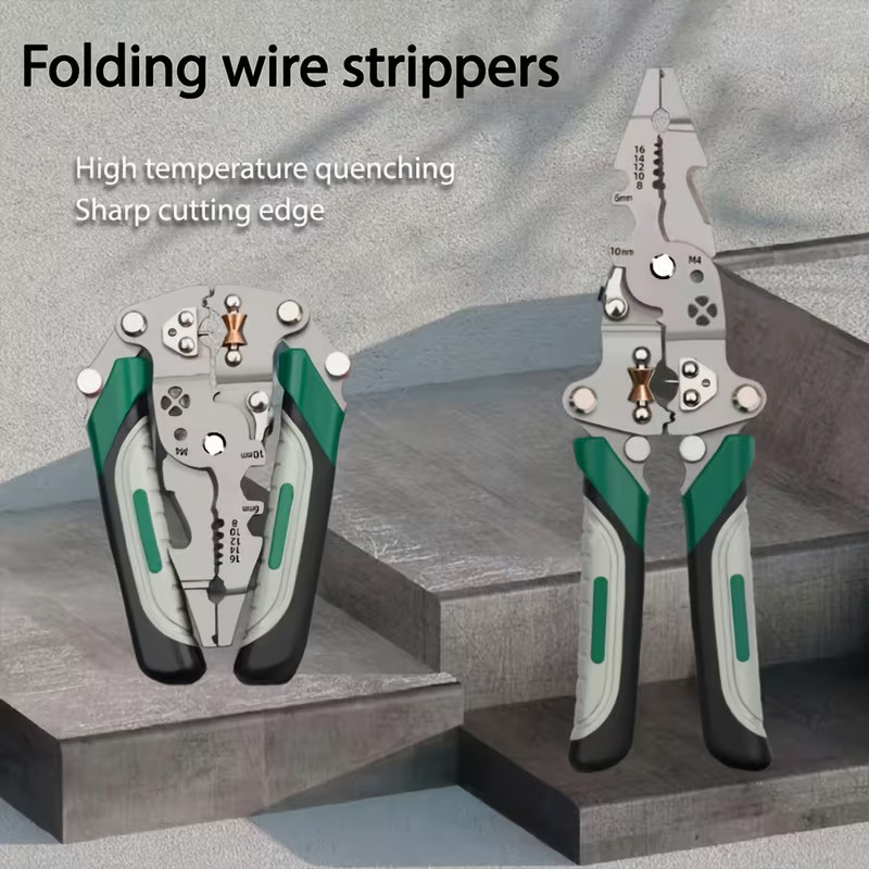 Electronics Stuff - Foldable Multifunctional Industrial Grade Wire Stripping