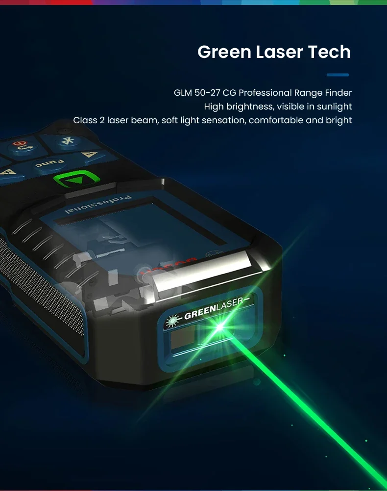 Bosch GLM 50-27 CG Green Laser - Laser Distance Measure 评论和价格